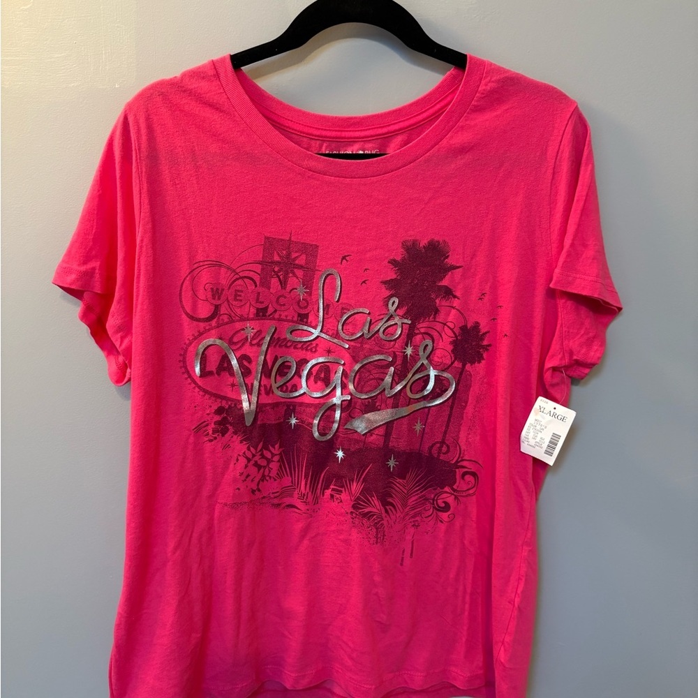 Fashion Bug Pink Graphic Short Sleeve Tee